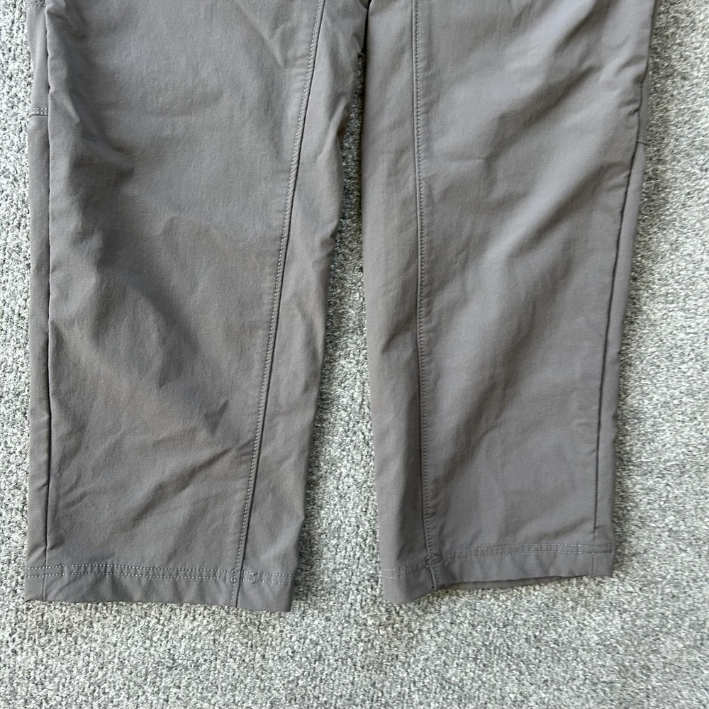 Duluth Trading Co Pants Womens 18x31 Gray Hiking Nylon Stretch Zip Pockets Trail - Picture 16 of 16